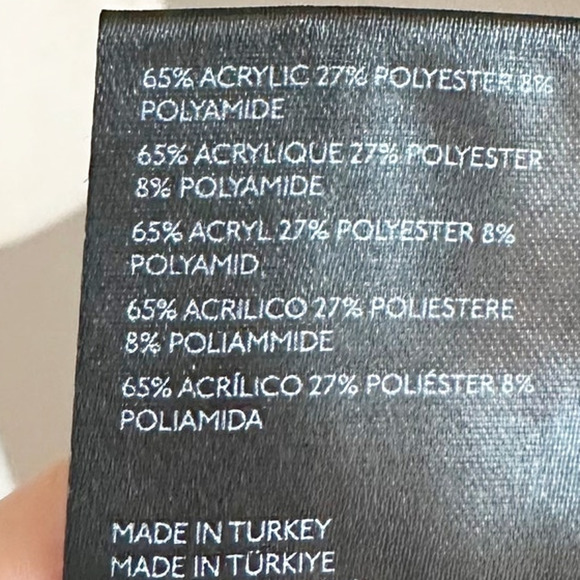 Anthropologie Cardigan Duster Sweater Medium Black NWT - Picture 4 of 5